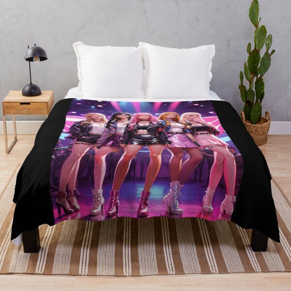 Item preview, K-Pop All Girl Band - On Stage - Anime Style designed and sold by Seneku-Design.