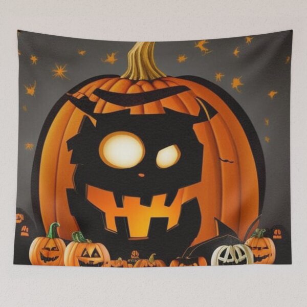 Item preview, Halloween scary pumpkins designed and sold by JackFreestone.