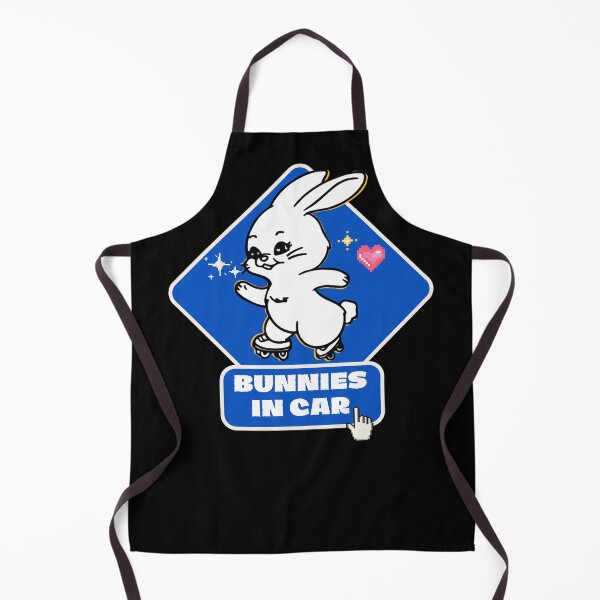 Item preview, Bunnies in car, Blue box logo with rabbit designed and sold by 1SINGHA.