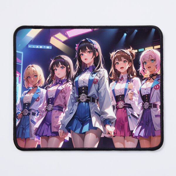 Item preview, J-Pop / Idol All Girl Band - On Stage - Anime Style designed and sold by Seneku-Design.