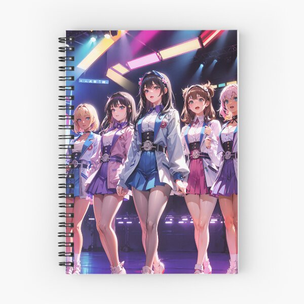 Item preview, J-Pop / Idol All Girl Band - On Stage - Anime Style designed and sold by Seneku-Design.