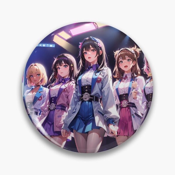 Item preview, J-Pop / Idol All Girl Band - On Stage - Anime Style  designed and sold by Seneku-Design.
