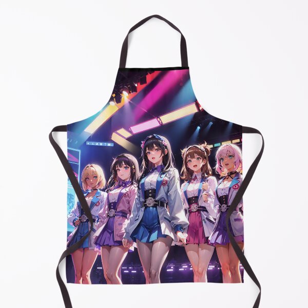 Item preview, J-Pop / Idol All Girl Band - On Stage - Anime Style designed and sold by Seneku-Design.