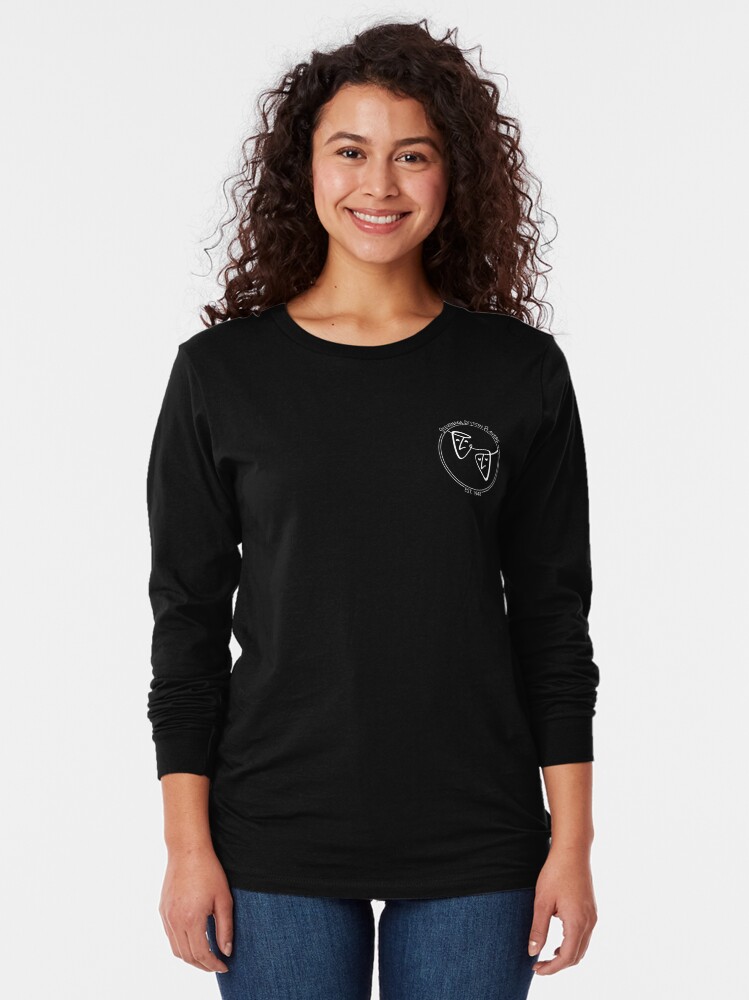 Thumbnail 2 of 5, Long Sleeve T-Shirt, Lytton Players Logo - White designed and sold by LyttonPlayers.