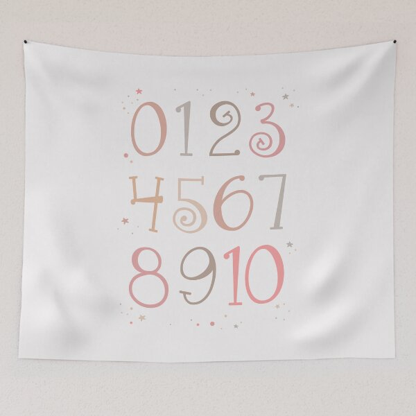 Item preview, Numbers from 0 to 10 -  beautiful design for little kids - educational print designed and sold by Juditdesign.
