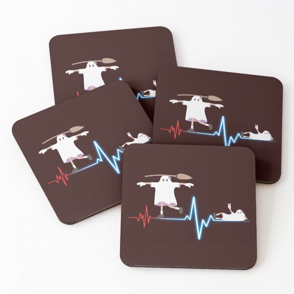 Item preview, heartbeat with funny ghosts Halloween Fanny Gifts  designed and sold by DSoriaDesign.