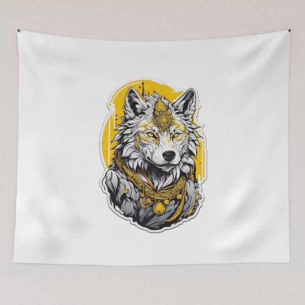 Item preview, Buddhist wolf of Tibet 7 designed and sold by RabbitPrints.