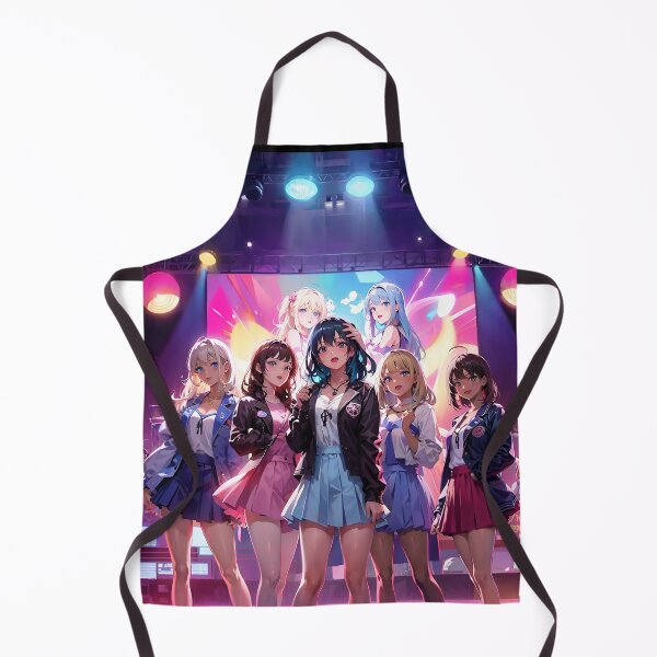 Item preview, J-Pop / Idol All Girl Band - On Stage - Anime Style designed and sold by Seneku-Design.