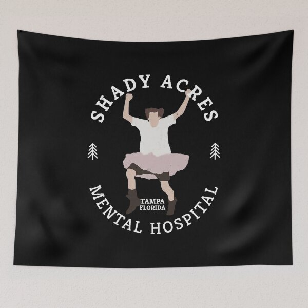 Item preview, Shady Acres Mental Hospital logo - Tampa, Florida designed and sold by JeanieAsuncion.