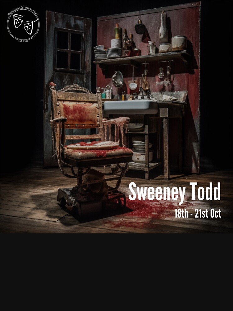 Thumbnail 3 of 3, Fitted T-Shirt, Lytton Players - Sweeney Todd designed and sold by LyttonPlayers.