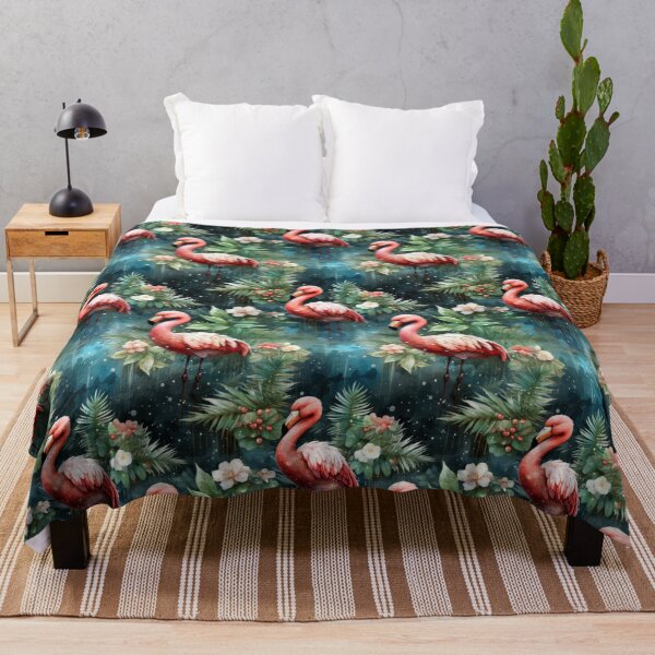 Item preview, Christmas Flamingos with mistletoe designed and sold by Gatterwe.