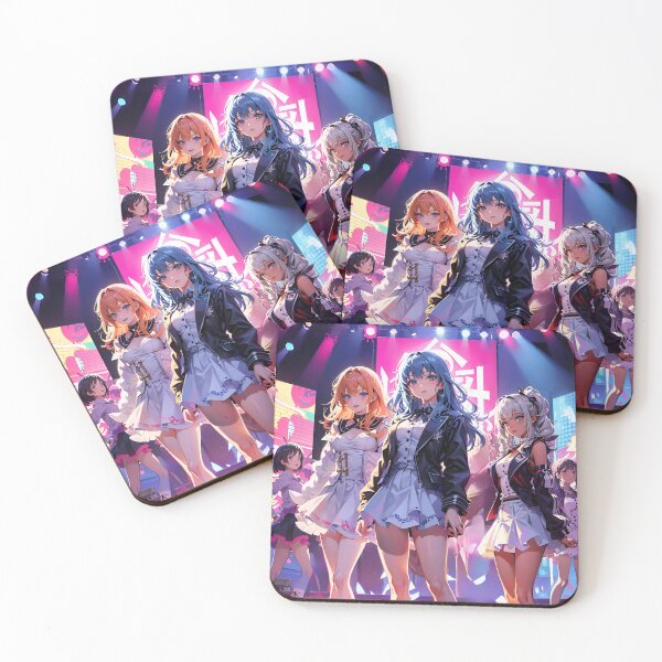 Item preview, J-Pop / Idol All Girl Band - On Stage - Anime Style  designed and sold by Seneku-Design.
