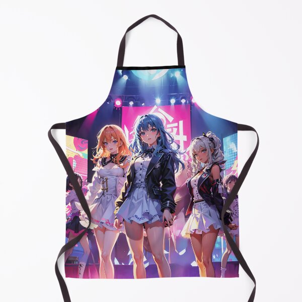 Item preview, J-Pop / Idol All Girl Band - On Stage - Anime Style designed and sold by Seneku-Design.