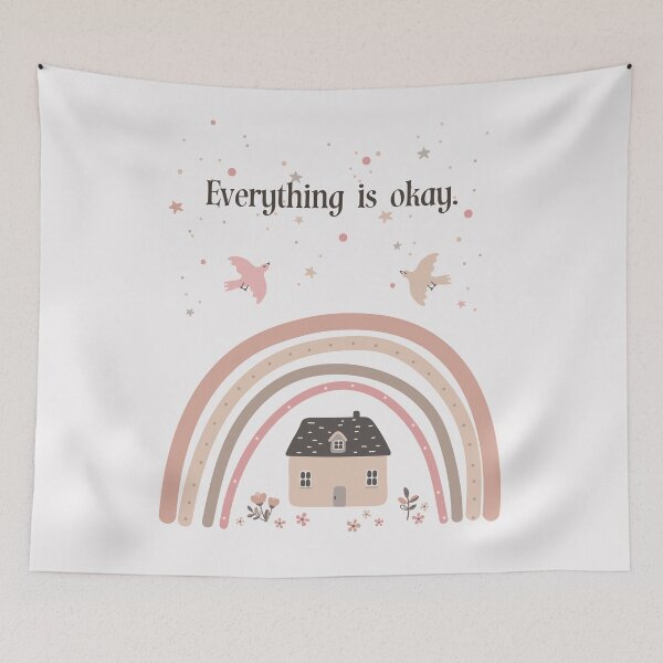 Item preview, Everything is okay - beautiful motivational design - educational print designed and sold by Juditdesign.