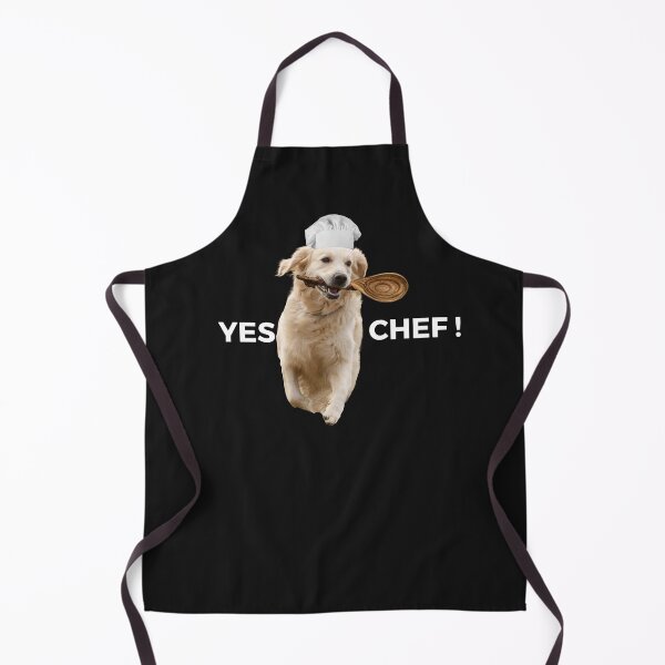 Item preview, Golden retriever cook, yes chef designed and sold by Kissudesign.