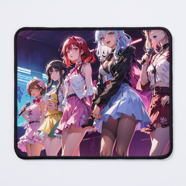 Item preview, J-Pop / Idol All Girl Band - On Stage - Anime Style designed and sold by Seneku-Design.