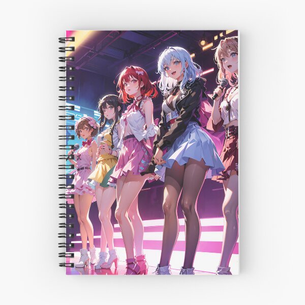 Item preview, J-Pop / Idol All Girl Band - On Stage - Anime Style designed and sold by Seneku-Design.