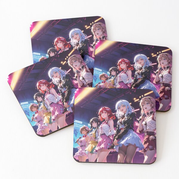 Item preview, J-Pop / Idol All Girl Band - On Stage - Anime Style  designed and sold by Seneku-Design.