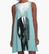 Dunst A-Linien Kleid