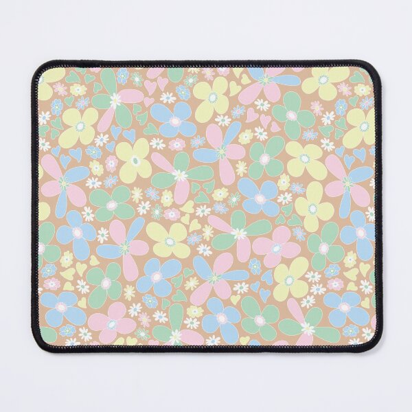 Item preview, VINTAGE PASTEL BOHO RETRO 60S 70S FLOWER PATTERN DANISH SCANDINAVIAN STYLE designed and sold by blomastudios.