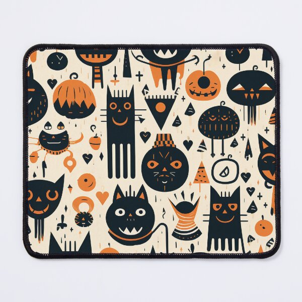 Item preview, Halloween Cat Print designed and sold by Inky-Spiration.
