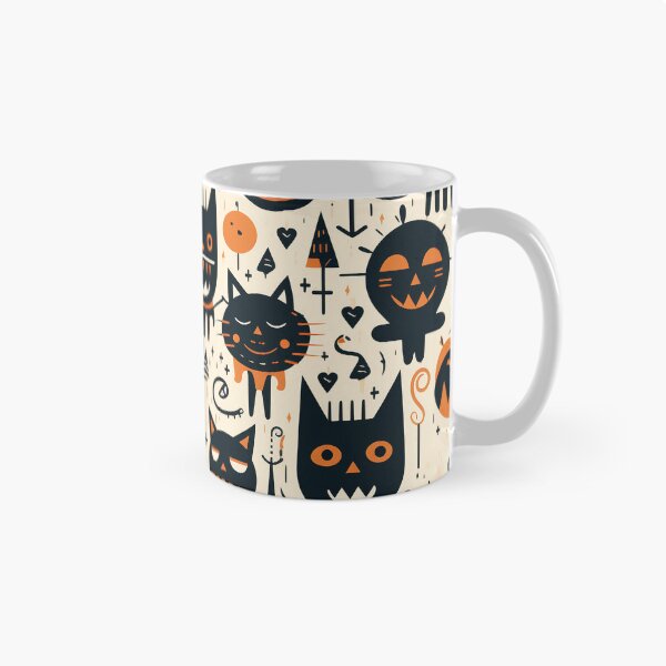 Item preview, Halloween Cat Print designed and sold by Inky-Spiration.