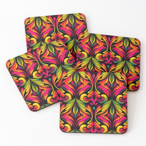 Item preview, Modern design reminiscent of Victorian neon punk style patterns designed and sold by Pflugart.