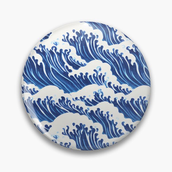 Aperçu de l'œuvre La grande vague au large de Kanagawa motif réinventé créée et vendue par 29Bumblebee.