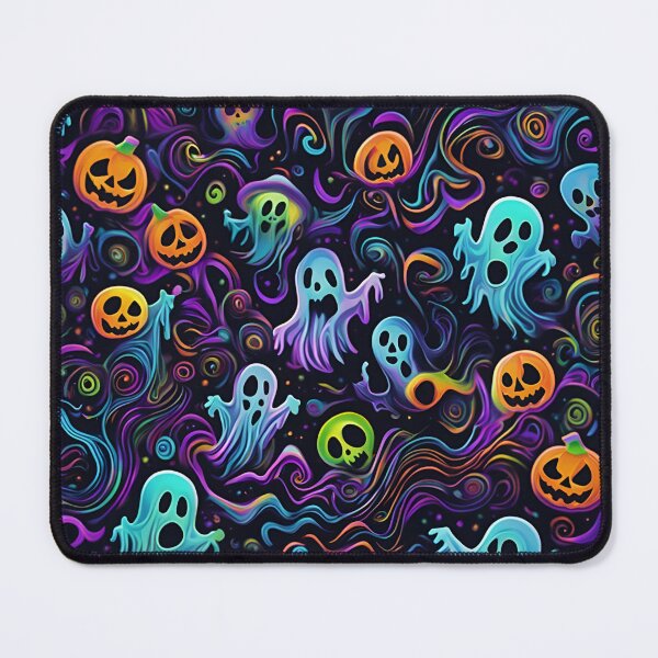 Item preview, Halloween Psychedelic Ghosts and Pumpkins. designed and sold by ExtraEm.