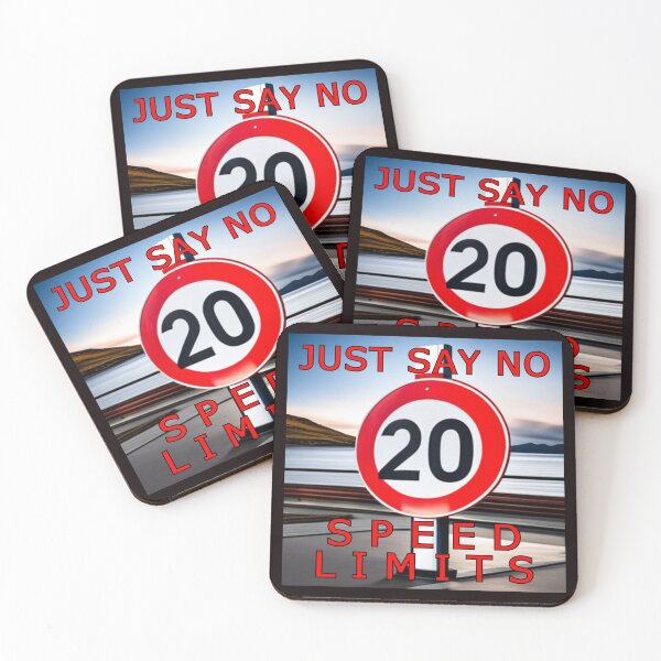 Item preview, Just Say NO To 20mph Speed Limits designed and sold by AlienAlmanac.