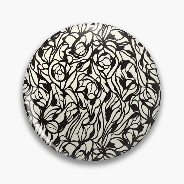 Item preview, Line Flower Patterns 09 designed and sold by DoodleLandShop.