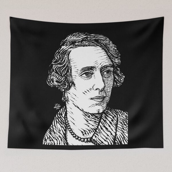 Item preview, VITA SACKVILLE-WEST ink portrait designed and sold by lautir.