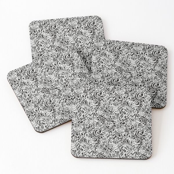 Item preview, Line Flower Patterns 10 designed and sold by DoodleLandShop.