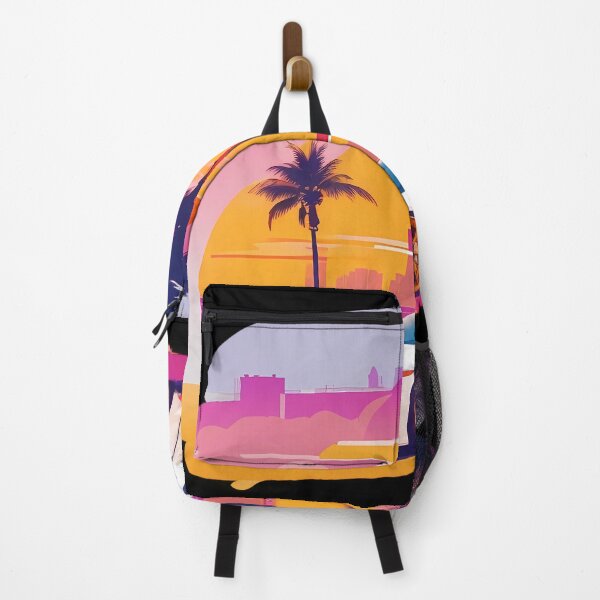 Item preview, Miami Dreams - Stylistic Beach Scene, Summer Vibes designed and sold by Seneku-Design.