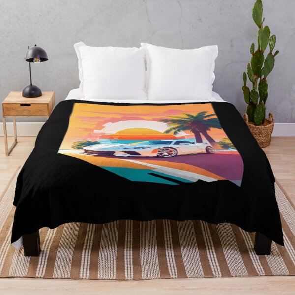 Artikelvorschau, Miami Dreams - Stylistic Beach Scene, Summer Vibes entworfen und verkauft von Seneku-Design.