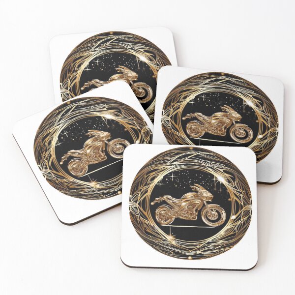 Item preview, gold, motorcycle designed and sold by KICIART.