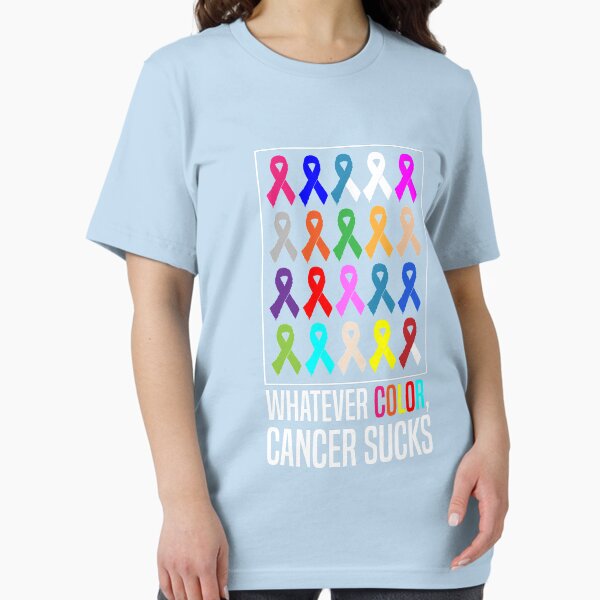 Item preview, Whatever Color Cancer Sucks T-shirt designed and sold by 3familyllc.
