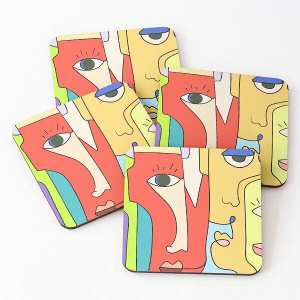 Item preview, cubism faces designed and sold by ArtshirtGroup.