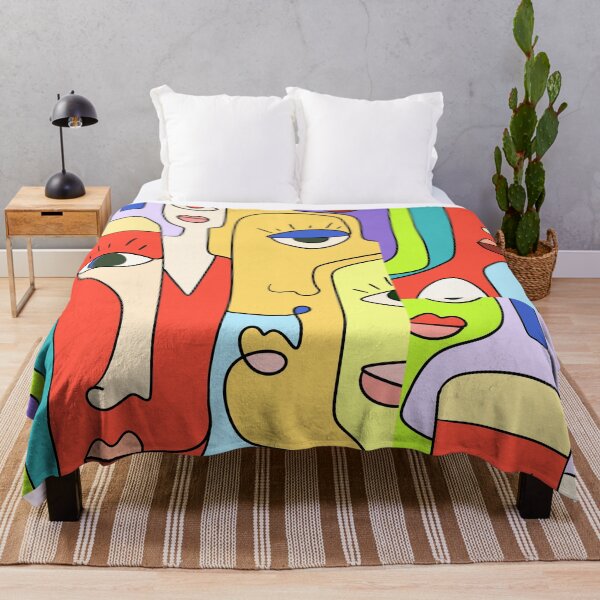 Item preview, cubism faces designed and sold by ArtshirtGroup.