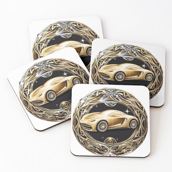 Item preview, gold, car designed and sold by KICIART.