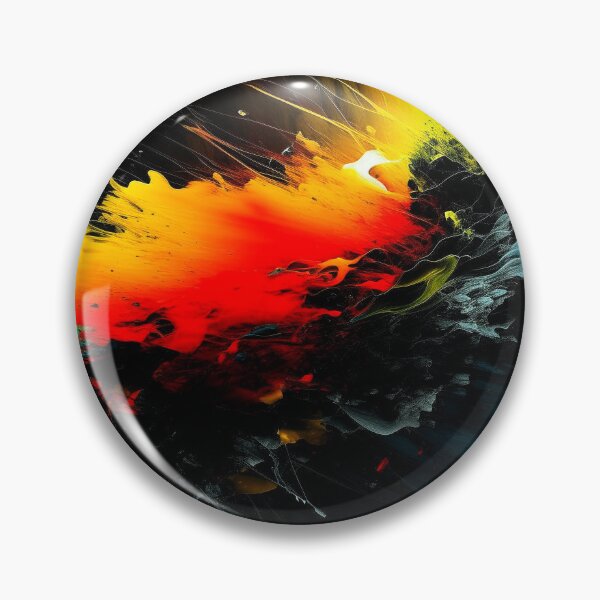 Item preview, Abstract painting dark two-colors designed and sold by spoo-art.