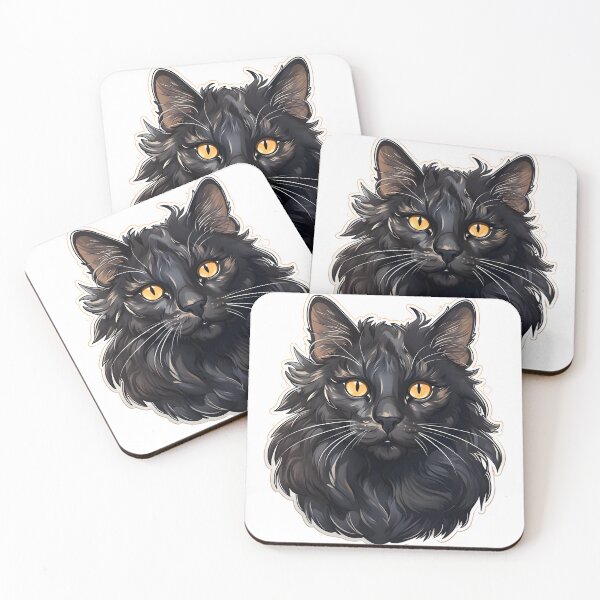 Item preview, Enigmatic black cat designed and sold by oilidesing.