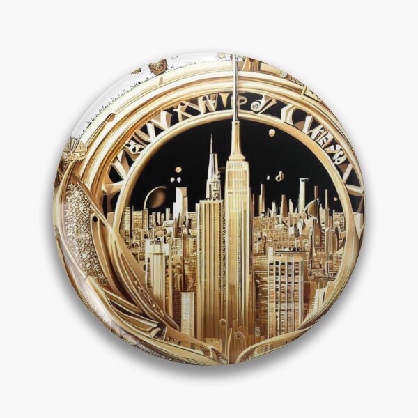 Item preview, gold, new york,  designed and sold by KICIART.