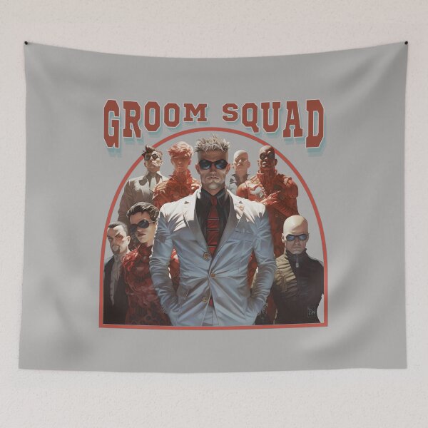 Item preview, Groom Squad - Superhero Team  designed and sold by Hisirdoux.