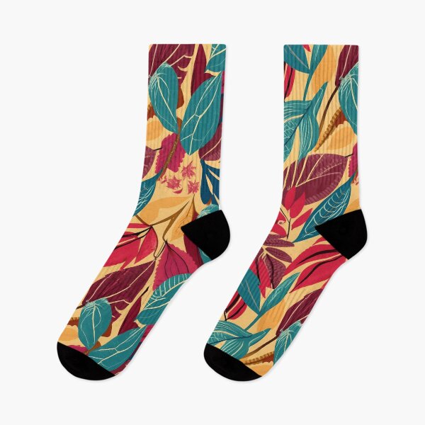 Item preview, seamless pattern autumn leaves designed and sold by deviatepolo.