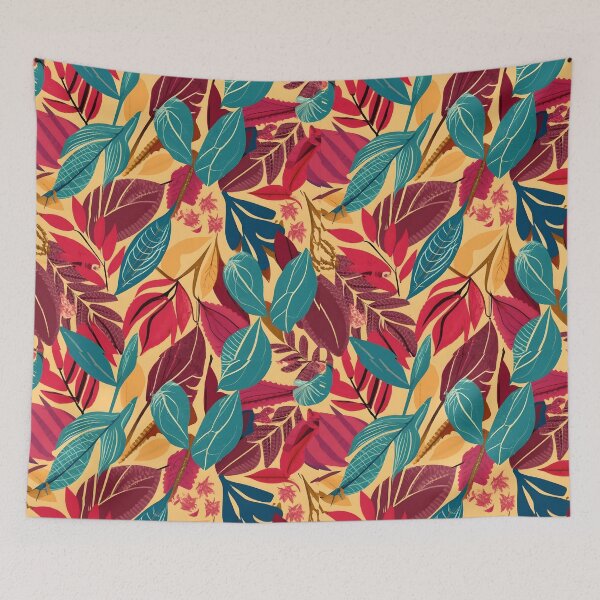 Item preview, seamless pattern autumn leaves designed and sold by deviatepolo.