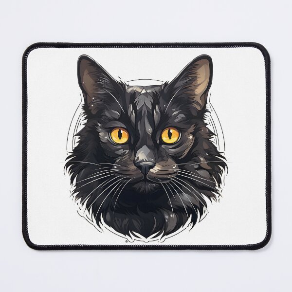 Item preview, Copy of Enigmatic black cat designed and sold by oilidesing.