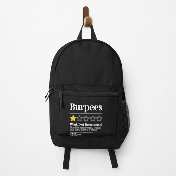 Item preview, Burpees Do Not Recommend 1 Star Rating Funny Gym Workout NL designed and sold by SkyeNielse.