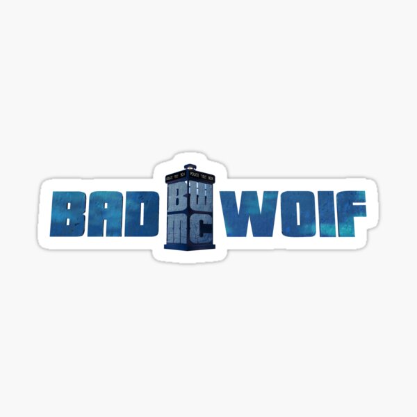 BadWolfMC Logo Sticker