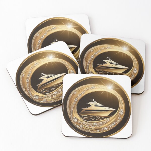 Item preview, gold, yacht designed and sold by KICIART.